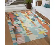 Rolling Chair Rug Anti Slip Machine Washable Carpet High Traffic Rug 120x170cm
