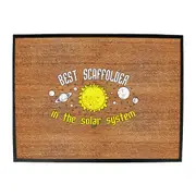 Best Scaffolder Solar System - Funny Novelty Doormat Man Cave Floor mat