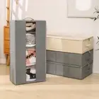 Adjustable Partition Shoe Storage Box Closet Organization Foldable