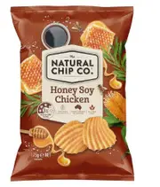The Natural Chip Co Honey Soy Chicken Potato Chips Pack 175G