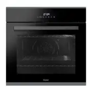 Haier 60cm 10 Function Pyrolytic Oven with Rotisserie - Black