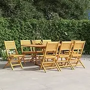 Folding Garden Chairs 8 pcs 47x62x90 cm Solid Wood Teak,Outdoor Chairs-3155066