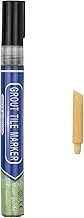 BIGTHUMB Grout Pen Water Based Tile Grout Paint Pen Renew Repair Marker Tile Gap Line Coating with Replacement Tip Waterproof for Bathroom Kitchen Parlor Balcony Floor Restore Black