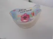 BLESS OUR NEST BIRD TRINKET BOX- CERAMIC-EXCELLENT-4 1/2" X 3" X 2"