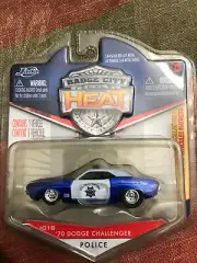 JADA BADGE CITY HEAT 1970 DODGE CHALLENGER POLICE