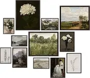 [97 Decor] Vintage Wall Art Decor - Vintage Posters for Room Aesthetic Picture, Eclectic French Country Botanical Painting, Moody Farmhouse Cottagecore Gallery Wall Print for Bedroom (UNFRAMED)