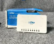Cnet 8-Port Fast Ethernet External Switch CSH-800 Auto-Negotiation Function