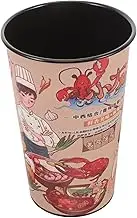 Hoement Chinese Style BBQ Skewers Storage Bucket Decorative Barbecue Skewers Tube Large Capacity Holder