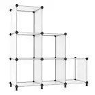 AWTATOS Cube Storage Organizer, Storage Cubes Shelves Bookshelf, 6 Cube Closet