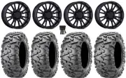 MSA ThunderLips 14" Wheels Black 26" BigHorn 2.0 Tires RZR Turbo S / RS1