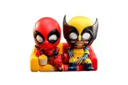 Hot Toys Marvel Deadpool & Wolverine Best Buds On Sofa Cosbaby Figure Set