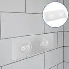 10Pcs Shower Shelf Hook Shower Organizer Sticky Adhesive Heavy Duty Wall Hook