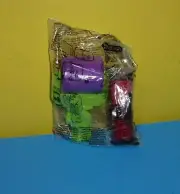 New Burger King Crayola Bird Tracks Roller Mold and Red Dough