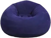 TOMVAES Inflatable Sofa with Air Pump, Inflatable Lounge Chair, Air Couch Footrest, Lazy Necessity Furniture, Gaming Reading