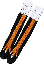 [Frediuo] Craw Pattern Chicken Feet Socks for Christmas Festivities