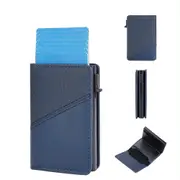 Anti-theft Rfid Leather Wallet - Secure Design