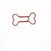 24pcs/lot Kawaii Funny Dog Bone Shaped Paper Clips Hollow Out Notes Metal Binder Clips School Stationery Planner Accessories
