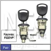 Nice Door Lock Barrel - Pair, NDL66T