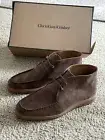 Christian Kimber Armadale Leather Desert Boots - Dusty Olive - Size 40 UK 6 US 7
