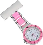 [LIFKOME] Pocket Watch Pals Hanging Watch Clothes Watch Watches for Men Men's Watches Brooch Time Watch Keychain Clip Watch Quartz Movement Watch Watch Ordinary Glass Mirror
