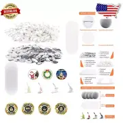 Versatile 500 Set Button Maker Supplies – 25mm High-Quality DIY Crafting