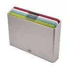 NEW JOSEPH JOSEPH FOLIO ICON 4 PIECE LARGE CHOPPING BOARD SET MULTICOLOUR