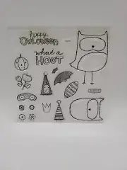 CTMH Stamp Of The Month - What A Hoot - S1408 *NEW* Retired STAMP SET