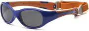 [Real Kids Shades] Explorer Sunglasses for Baby, Toddler, Kid - 100% UVA UVB Protection, Polycarbonate Lenses, Unbreakable, Wrap Around Frames
