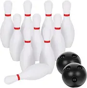 Vaguelly 1 Set Kids Bowling Set Tiger Plastic Bowling Pins and Ball Set Children Toddler Bowling Game Props Hand Eye Coordination Toys Family Holiday Indoor Outdoor Sports Party Events Favors