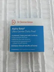 New Dennis Gross Alpha Beta Ultra Gentle Daily Peel Travel SizePack 3 Treatment