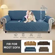 100% Waterproof Sofa Covers for Dogs Pets Couch Covers For 3 Cushion Couch Sofa Pet Friendly Recliner Cover ,Burgundy Couch Protector Slipcover for 1/2/3/4 Cus