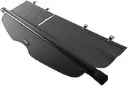 WGQGQ Rear Trunk Cargo Cover,Fit for Toyota, Highlander 2009-2014 Shield Shade Curtain Partition Board Privacy Blinds Safety Accessories Retractable Trunk Divider(Black)