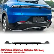 Car Rear Bumper Diffuser Lip Body Kit Cover For Alfa Romeo Tonale 2023-2026 2024 (for: Alfa Romeo)