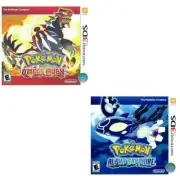 (25) Pokemon Alpha Sapphire & (25) Omega Ruby 3DS Brand New Game Bundle Special