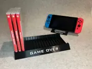 Nintendo Switch stands set - holder for 18 games and console
