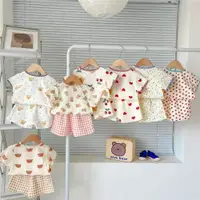 在飛比找ETMall東森購物網優惠-韓國嬰兒衣服棉質洋氣印花童裝