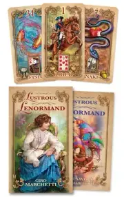LUSTROUS LENORMAND KIT Marchetti Oracle Cards & Book tarot magic magick witch
