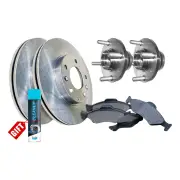 Rear Wheel Bearing Hub Ass Rotor Pad Kit for Mitsubishi Lancer CH AT W/O ABS