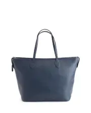 Royce New York Pebble Grain Leather Wide Tote