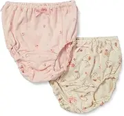 [Peanuts] 151151301 Snoopy Girls' Shorts, Underwear, Set of 2, 100% Cotton