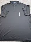 Polo Ralph Lauren Polo Shirt Men's 3XLT Black on Black Classic Fit Cotton NWT