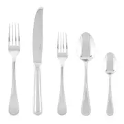 SAMBONET - "CONTOUR" stainless 5 - PIECE PLACE SET - BRAND NEW