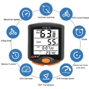 Wireless Bike Bicycle Computer Speedometer Cycle Digital Odometer Waterproof New