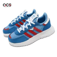 在飛比找Yahoo奇摩購物中心優惠-adidas 童鞋 Retropy F2 C 中童 藍 紅 