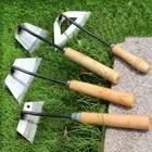 High Quality Swan Neck Hoe With Wooden Handle Garden Tool Hand Hoe Weeder Tools