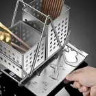 Chopstick Draining Basket Chopstick Holder Draining Holes Multi-grid Design