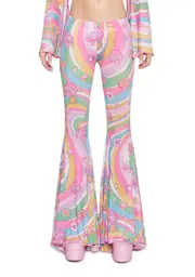 [Sugar Thrillz] Technicolor Dreams Flare Pants