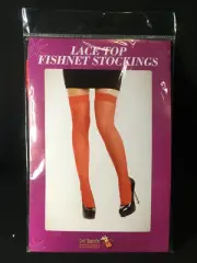 Dr. Toms Lace Top Fishnet Stockings One Size