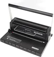 NDNCZDHC Binding Machine, 34 Square Holes 12 Sheets 80g Punching 120 Sheets Binding Spiral Coil Binding Machine for Letter Size, A4, A5 Paper
