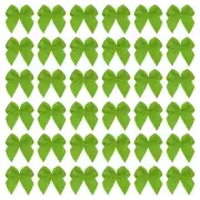 100Pcs 1" Mini Satin Ribbon Bows for DIY Craft Party Decoration Light Green